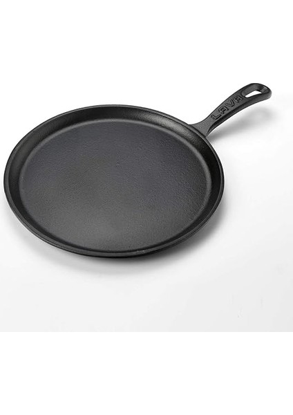 Döküm Krep / Pizza / Pancake Tavası, Yuvarlak Metal Saplı 26CM Siyah fiyatları