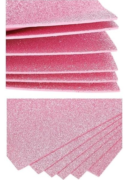 Pembe Simli Eva 50X70 cm 2 Adet Simli Eva Süngeri Okul Kreş Anasınıfı Elişi Etkinlikleri fiyatları