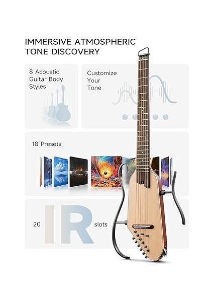Hush I Pro Seyahat Gitar Akustik Elektro Gitar fiyatları