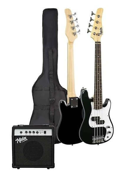 CBG-380BK 38 Inç 7/8 Ebat 10-14 Yaş Arası Genç ve Çocuk Için Amfili Bas Gitar Seti fiyatları