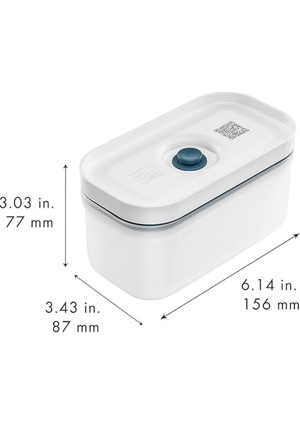 Fresh & Save Vakumlu Yemek Kutusu, Boyut S, Plastik, Yarı Şeffaf La Mer indirimleri