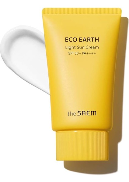Saem Hafif Yapılı Güneş Kremi 50 gr - Eco Earth Light Sun Cream Spf 50+ ve Pa++++