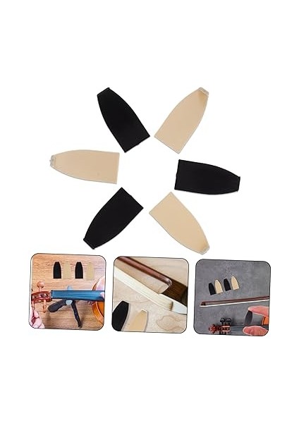 5set Viyola Aksesuarları Keman Yay Uçları Yay Uçları Plastik Uçlar Keman Bağlantı Parçaları 6 Adet*5 fırsatları
