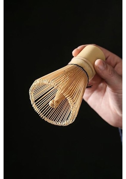 Matcha Çayı Karıştırıcı Fırça ve Kaşık Bamboo Whisk Köpürtücü CIN552 modelleri