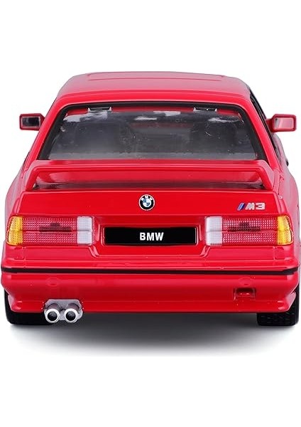 1988 Bmw 3 Series M3 (E30) 1:24 Model Araba - Kırmızı, Detaylı ve Koleksiyonluk Mini Maket modelleri