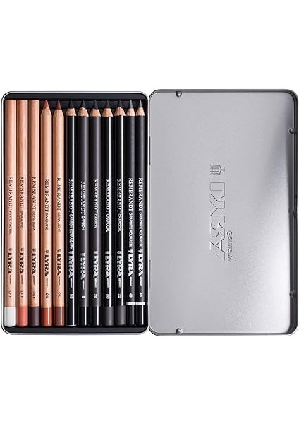 Rembrandt Metal Kutu Art Specials Set Box Boya Kalemi, 12'li fiyatları