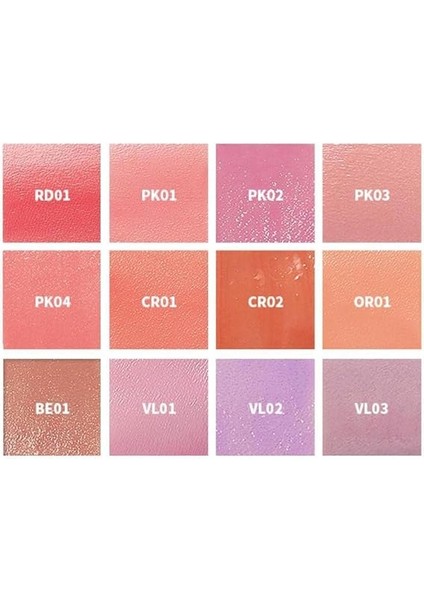 Meyve Kokulu, Nemlendirici, Doğal Görünümlü Sıvı Allık Juicy-Pang Water Blusher PK03 modelleri