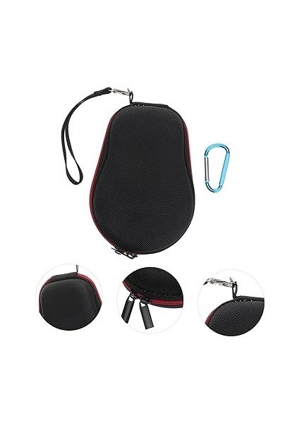 Kablosuz Hoparlör Seyahat Taşıma Çantası Clip ile Uyumlu Su Geçirmez ve Darbeye Dayanıklı Siyah fiyatları