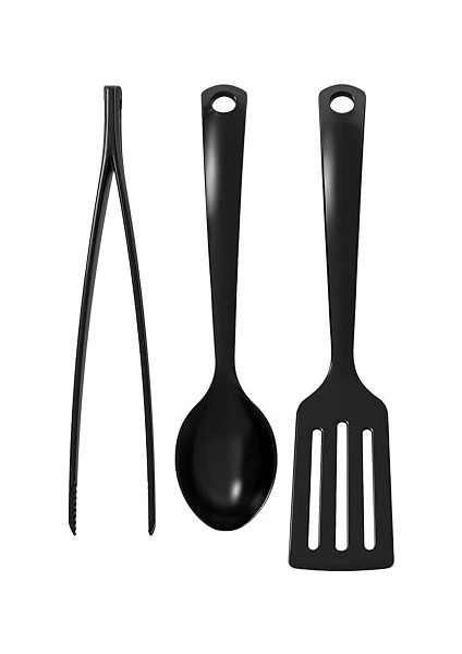 Gnarp Mutfak Gereçleri Seti, Siyah (3 Parça) modelleri