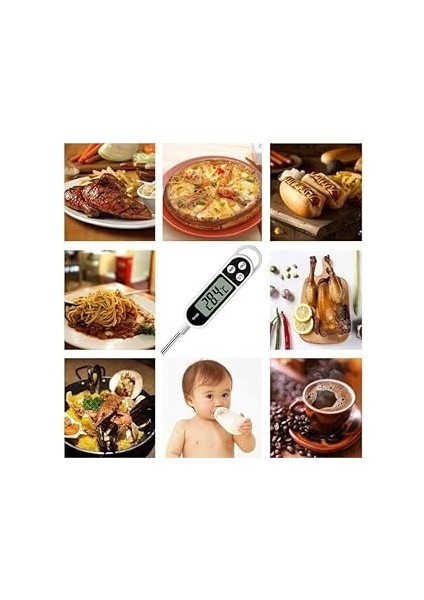 Çubuk Termometre Sıvı Gıda Et Su Yiyecek Sıcaklık Ölçer Mutfak TP300 fiyatları