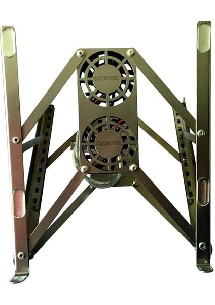 2FS02 Fanlı Laptop Tablet Notebook Standı, Açılır Kapanır, Tüm Laptoplara Kolayca Ayarlanır. Saglam ve Zariftir. 40 kg Baskılanabilir. 3 Yıl Garanti Omur Boyu Kullanılabilir. modelleri