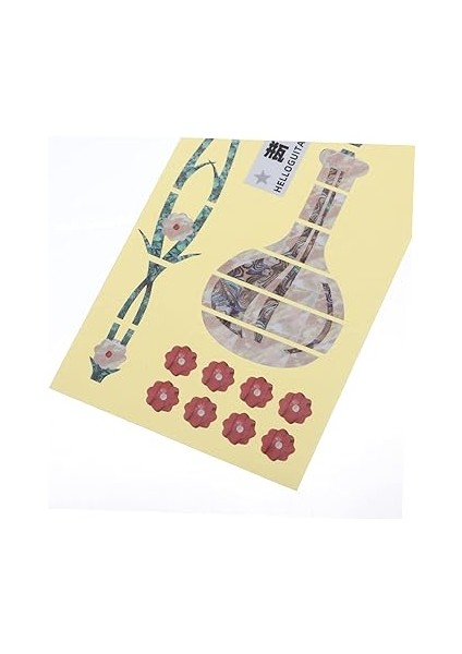 Benzersiz Gitar Sticker Çıkartması Müzik Aleti Çıkartmaları Akustik Elektrik Gitar Başlığı Dekoratif indirimleri