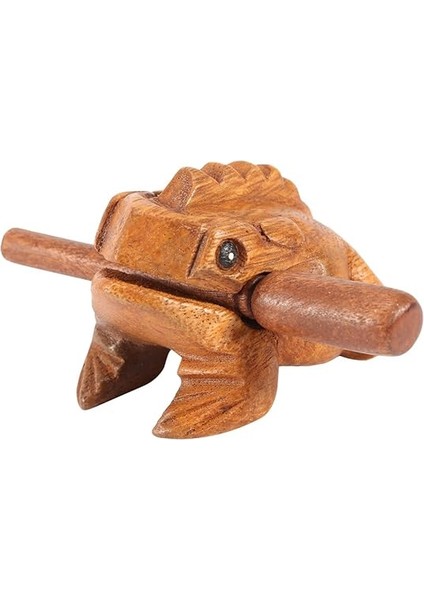 El Işi Şanslı Kurbağa Müzik Aleti - Geleneksel Tayland Vaklayan Ahşap Kurbağa, Ev Veya Ofis Dekoru Için Masif Ahşap Tasarım (No.2 8.8cm) modelleri
