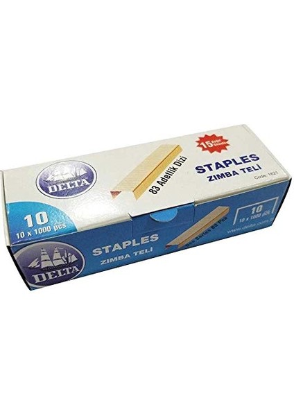 Zımba Teli No:10 Sarı 10 Adet x 1000 fiyatları