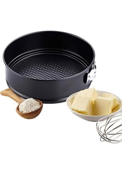 Çelik Teflon® Kek Kalıbı Kilitli Kelepçeli Yanma Yapışma Yapmayan Kilitli Yuvarlak Metal Kalıp fiyatları