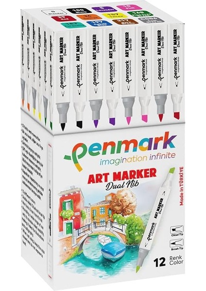 Marker's Art Brush Kalem 12'li Set fiyatları