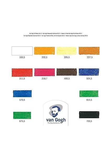 Gogh Yağlı Pastel 12 Renk Set fırsatları