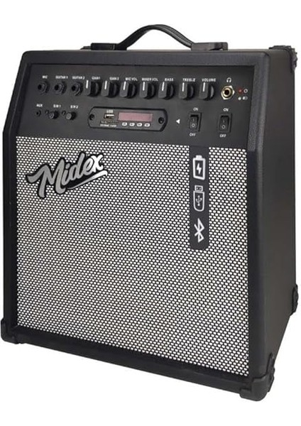 MGA-50USB-BT Elektro Gitar Amfisi 50 Watt USB Bluetooth Şarjlı 4 Girişli modelleri
