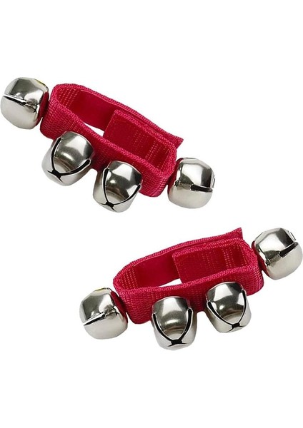 ORF-PLT-04RD Örf Aletleri Ritim Seti Bilek Zili Kırmızı (1 Çift)