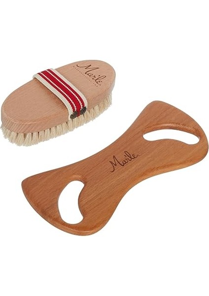 Doğal At Kılı Selülit Fırçası ve Ahşap Selülit Masaj Aleti fiyatları
