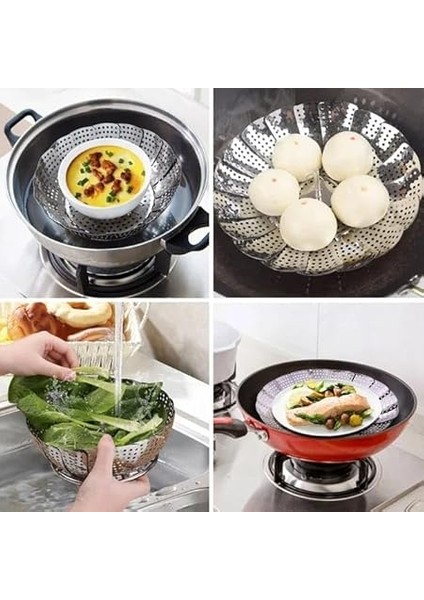Home Buharda Pişirme Aparatı,buharda Haşlama,meyve Sebze Yıkama Süzgeci indirimleri