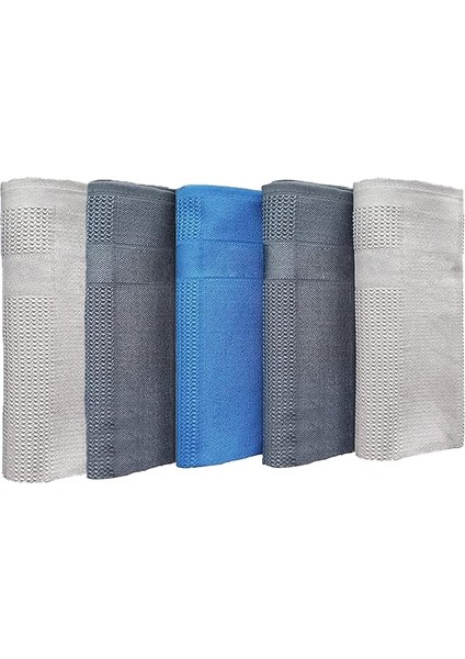 Mikrofiber Temizlik Bezi 5'li Paket, 60X40 cm Çok Amaçlı Sihirli Araba Cam, Toz, Mutfak, Oto ve Motosiklet Temizlik Bezi