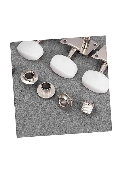 Banjo Akort Burguları Seti 5 Adet 4 Burçlu Beyaz ve Gümüş Gitar Için Banjo Makinesi indirimleri