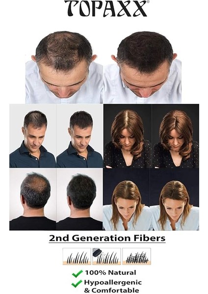 Dolgunlaştırıcı Saç Fiber Tozu 27,5gr Siyah/black fiyatları