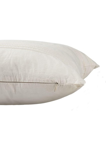 Buldan Dokuma Bohem TASARIM%100 Pamuklu 45X45CM Kırlent Kılıfı Krem Krem fırsatları