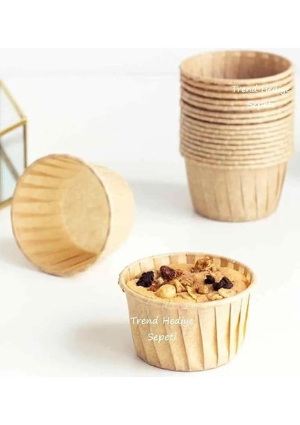 Hediye Sepeti Kraft Muffin Cupcake Kalıbı Kek Kapsülü, Muffin Kek Kalıbı, Airfryer Uyumlu