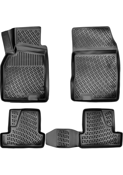 Renault Megane 3 Hb 2009-2016 Uyumlu 3D Havuzlu Paspas