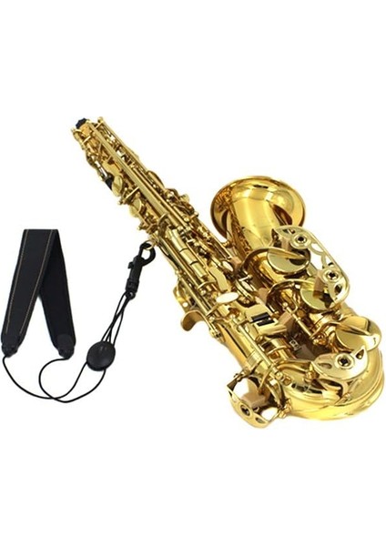 Ayarlanabilir Saksafon Saksafon Boyun Askısı Kanca Toka ile Deri Naylon Yastıklı