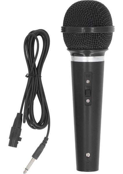 El Tipi Kablolu Mikrofon, Dinamik Bobin Çekirdekli Kardioid Pikap Kablolu Vokal Mikrofonu Karaoke Mikrofonu