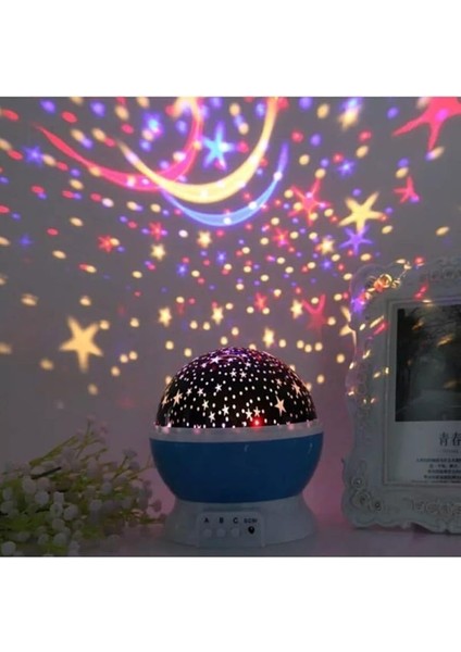 Dönen Star Master Renkli Yıldızlı Gökyüzü Projeksiyon Gece Lambası fiyatları