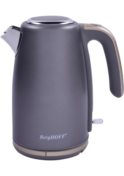 Gem Pearl 1.7 Litre Gri Gold Modern Su Isıtıcı