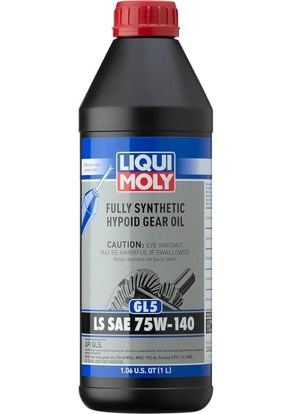 Moly Tam Sentetik Hypoid Dişli Yağı (Gl5) Ls Sae 75W-140 1 Litre Otomotiv Bakım Ürünü