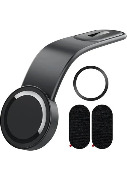 MA-160 Araç Torpido Üstü Katlanabilir Manyetik Telefon Tutucu, Sıyah