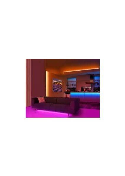 Metre Rgb Şerit LED Seti-Iç ve Dış Mekan Silikonlu-Tak Çalıştır modelleri