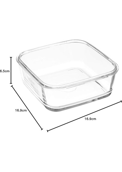 Fresco Büyük Tekli Cam Saklama Kabı, Pembe fırsatları