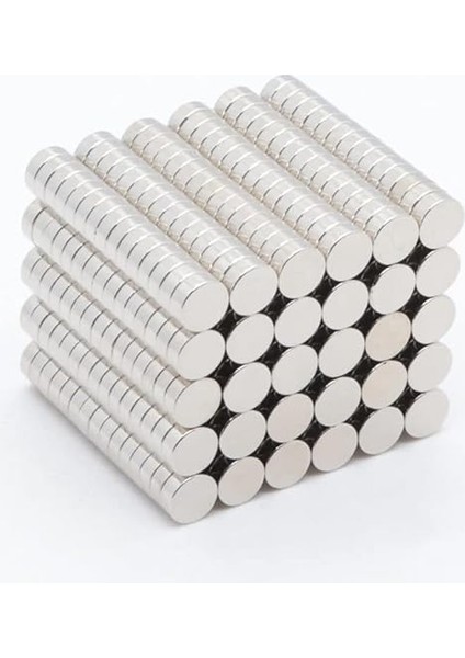 Adet 5x2 mm Yuvarlak Güçlü Neodyum Mıknatıs (Çap 5 mm Kalınlık 2 Mm) fiyatları