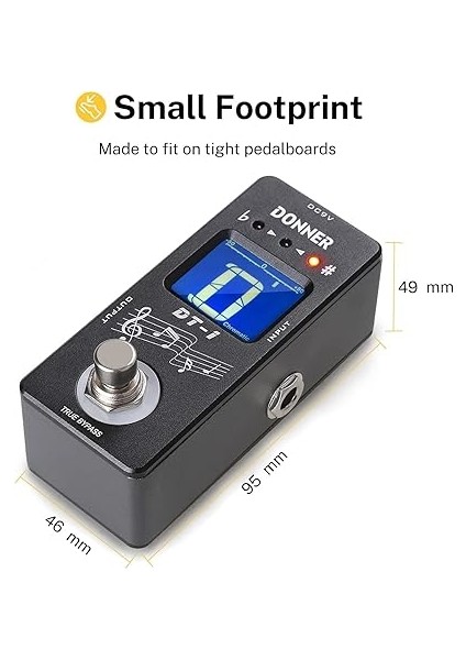 Dt-1 Tuner Pedal (Siyah) modelleri