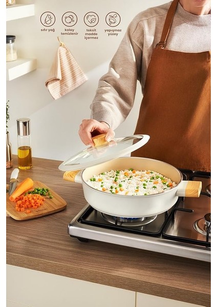 Swıss Crystal 30 cm Karnıyarık Tenceresi