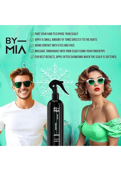 Mıa Saç Toniği 400ML | Saç Derisi Toniği | Saçı Güçlendirir | Sağlıklı Saç Büyümesini Destekler | Serinletici ve Ferahlatıcı | Tüm Saç Tipleri Için fırsatları