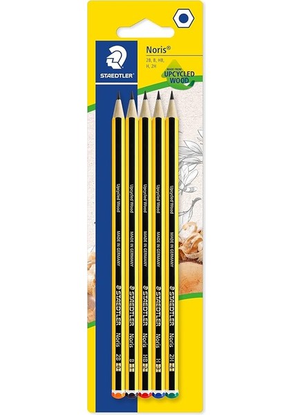 120S BK5D Noris Kurşun Kalem 5'li Blister 2b, B, Hb, H, 2h
