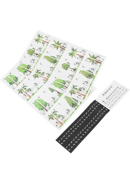 Pratik Piyano Klavyesi Çıkartması - Piyano Başlangıç ​​seviyesi Için 88 Tuşlu Çıkartmalar - Yüksek Kaliteli Piyano Tuşu Çıkartmaları