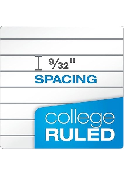 Taş Kağıt Defter, 5-1/2" x 8-1/2", Mavi Kapak, 60 Yaprak, 2'li Paket (161646) indirimleri