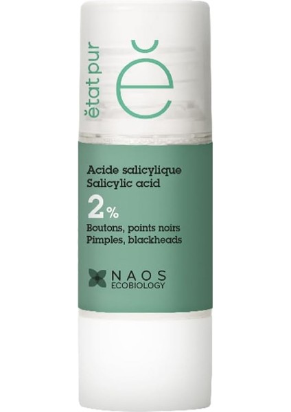 Pur Pure Active Salisilik Asit Bha Sivilce Siyah Nokta Karşıtı Saf Konsantre Bakım Serumu 15 ml Karma ve Yağlı Ciltler Için