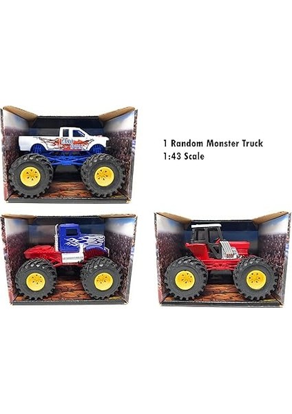 1:43 Monster Truck Kamyon - Mavi fiyatları