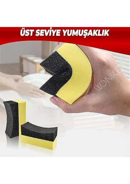 - Oto Lastik Parlatıcı Sünger 2'li Paket, U Şeklinde Eğimli Araba Lastiği Parlatıcı Sünger, Araç Lastik ve Plastik Parlatma Uygulama Süngeri fırsatları