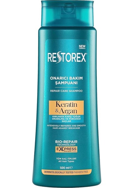 Kırık ve Işlem Görmüş Saçlar Için Onarıcı Bakım Şampuanı 500 ml